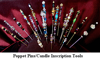 Poppet Pins & Candle Inscription Tools